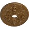 Ekena Millwork Alexa Medallion (Canopies up to 5 5/8"), 30 3/4"W x 21 1/4"H x 3 7/8"ID x 1 5/8"P, Smokey Topaz CM21X30ALSTC - alternate 5